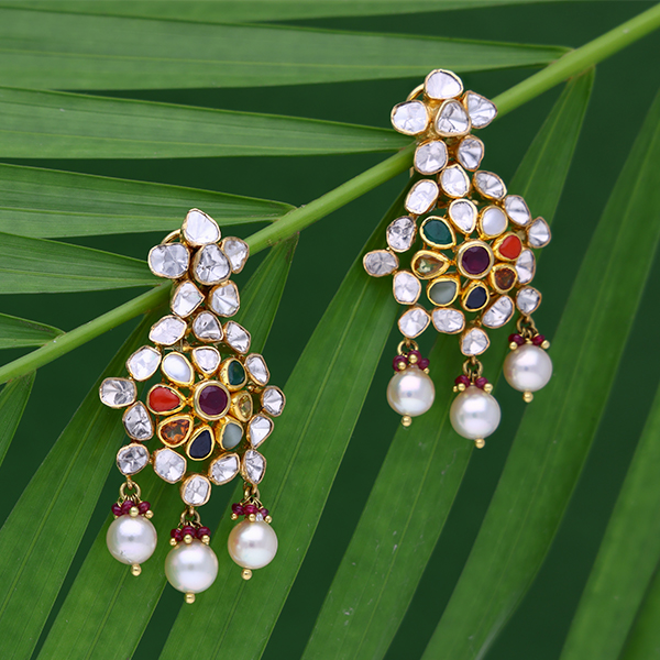 Vibrant Floro jhumkas