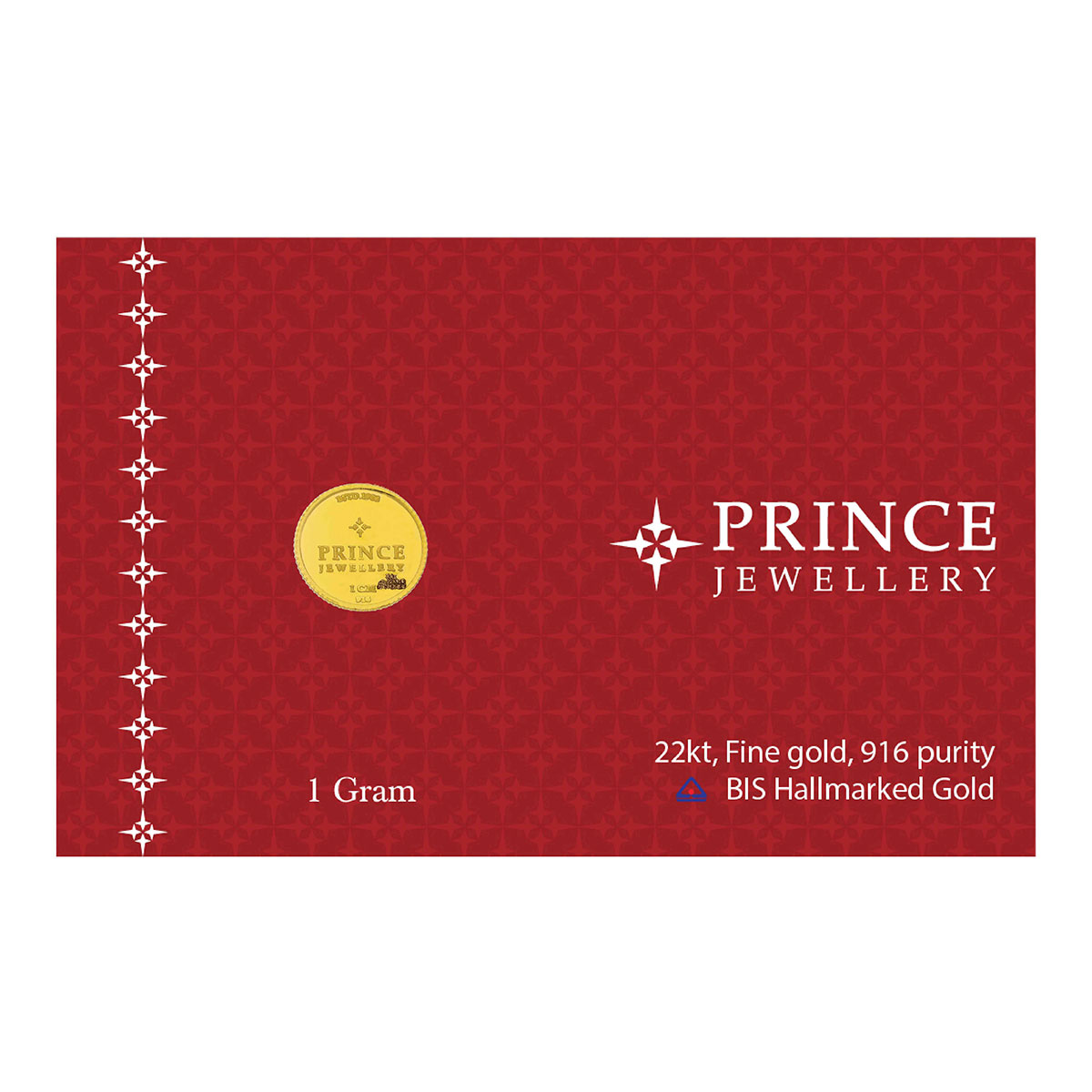 Gold 916 Logo 916 Purity 1 Gram King George Design Gold Coin