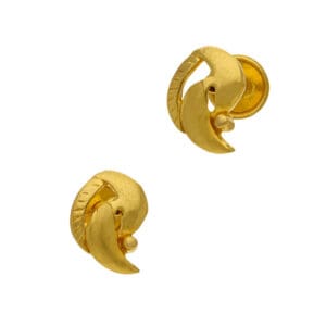 Vintage Gold Stud Earrings