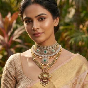 GOLD PLATTED SILVER NECKLACE