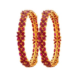 RUBY EMRALD BANGLE