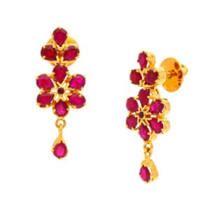 RUBY EMRALD EARING