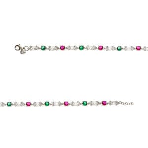 FINE SILVER JEWELLERY ANKLET