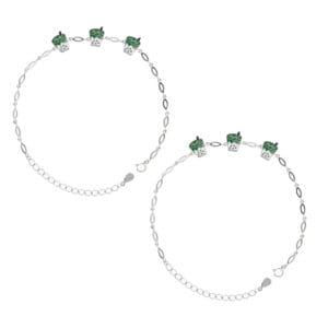 Fine silver jewellery Ancklet